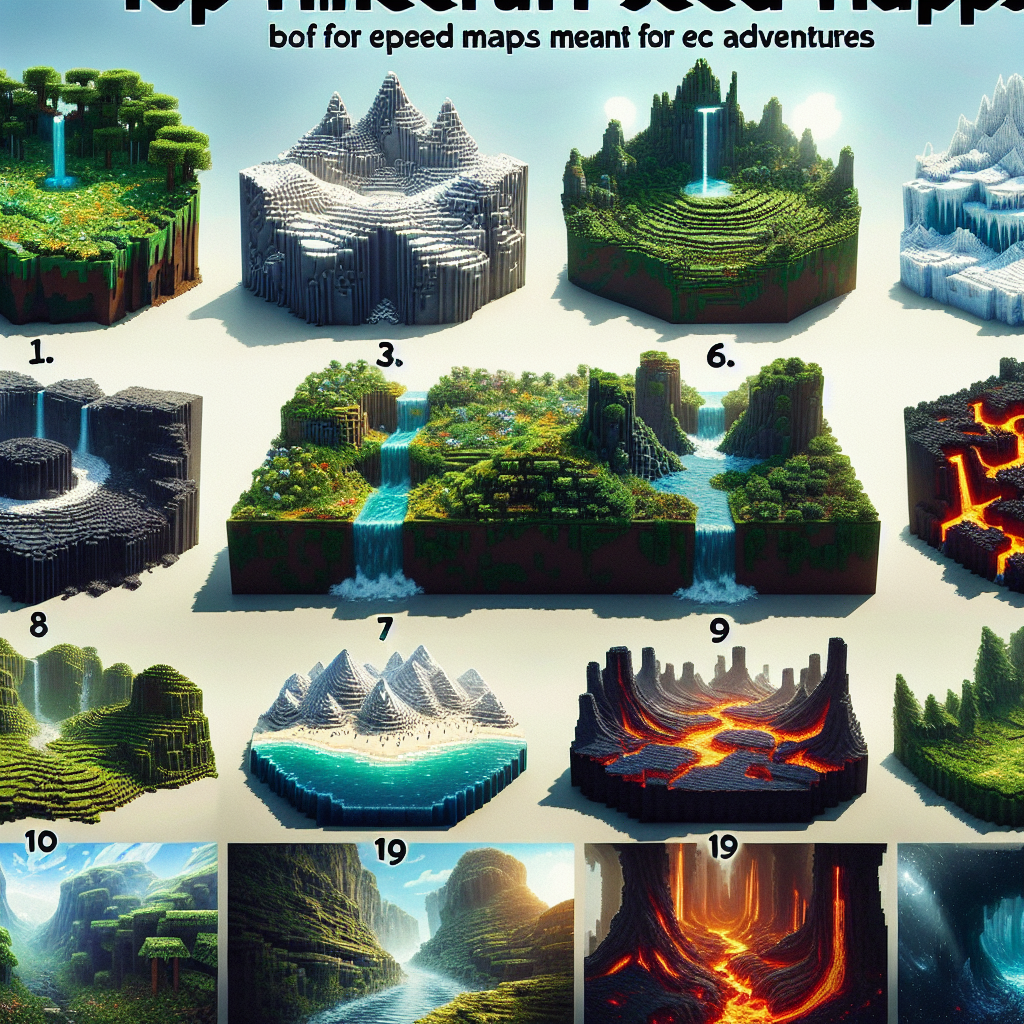 Top 10 Minecraft Seed Maps for Epic Adventures in 2023