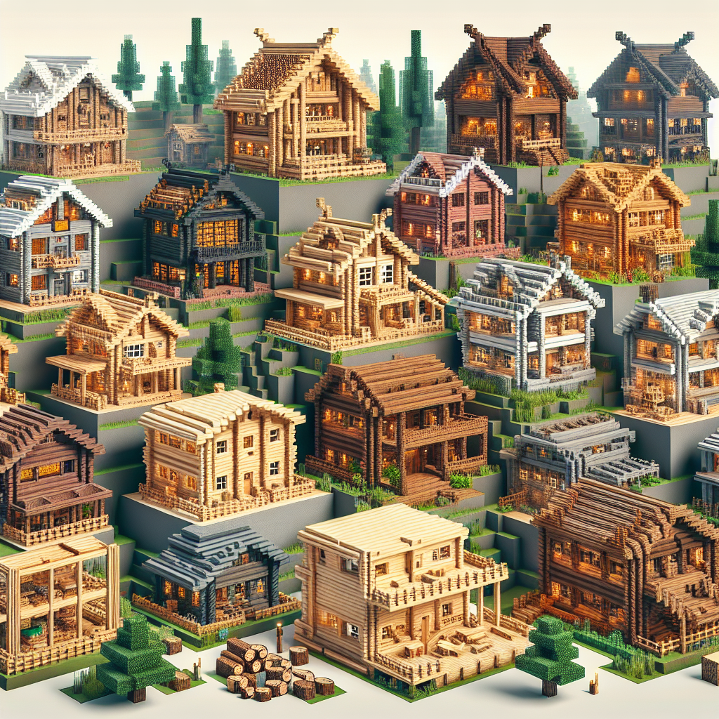 10 Desain Rumah Kayu Minecraft yang Kreatif dan Inspiratif